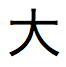 Japanischer Text für Kaiser Taisho in Kurzformat