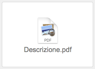 Campo Contenitore con icona del file PDF